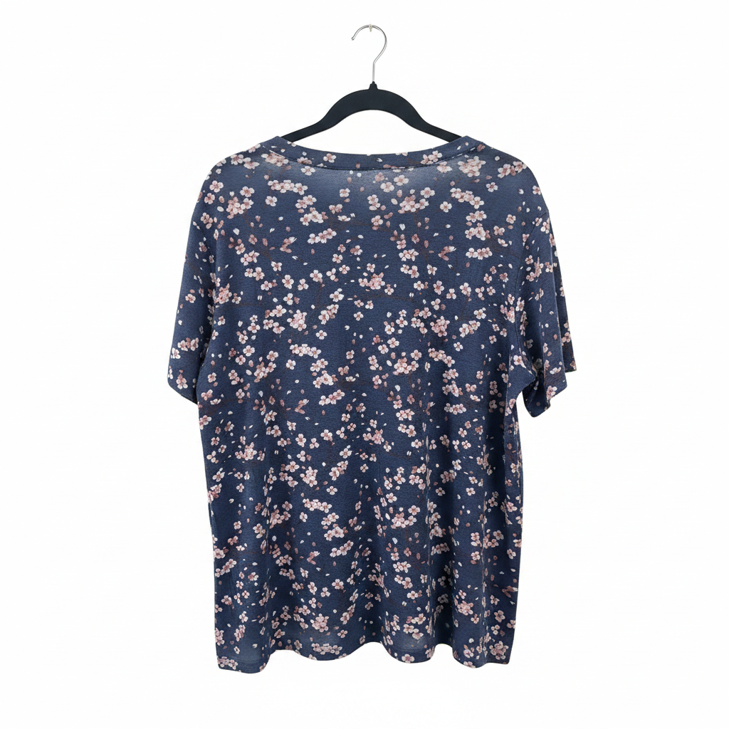 Floral Blue Tunic