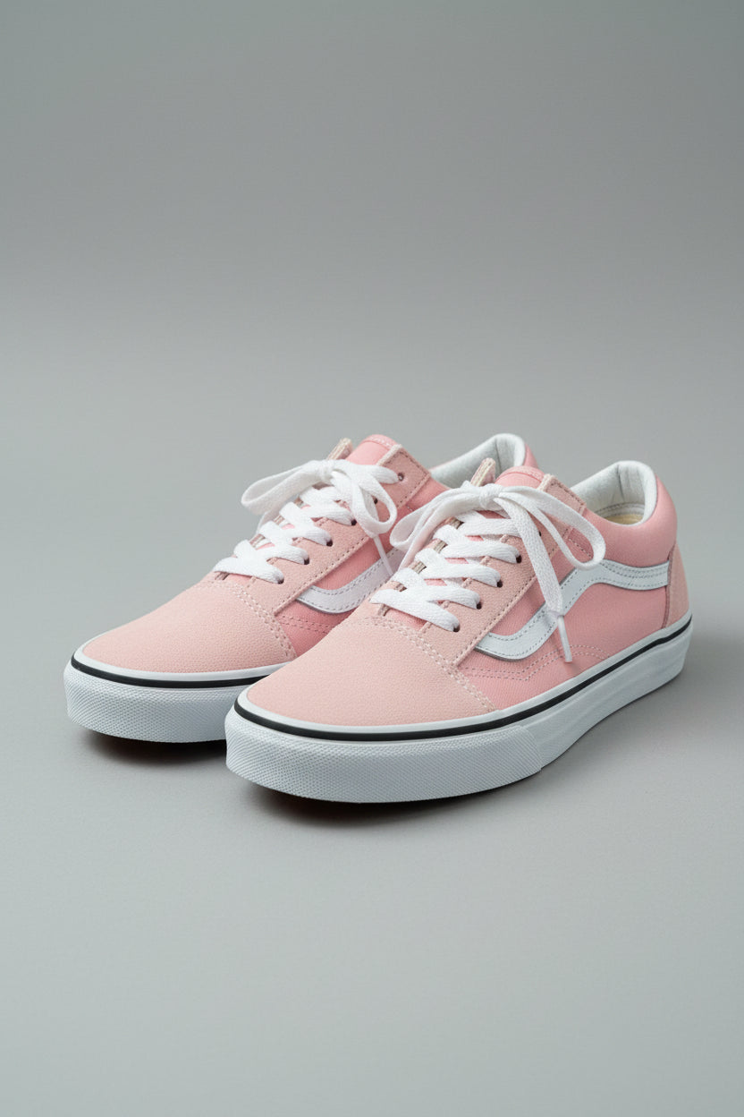 Vans Old Skool Powder Pink/ True White - Juniors, Kids sizes