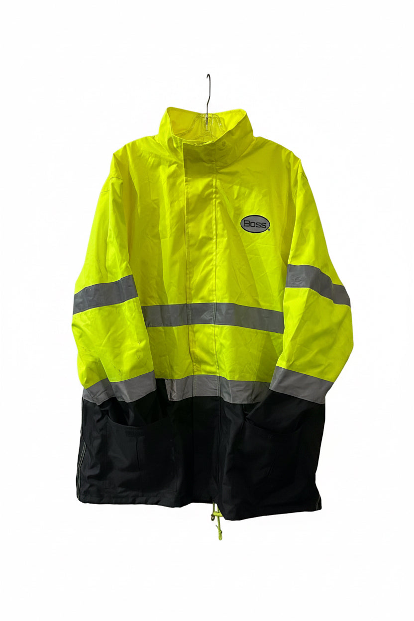 2pcs - High Visability Bib Coveralls Jacket XL