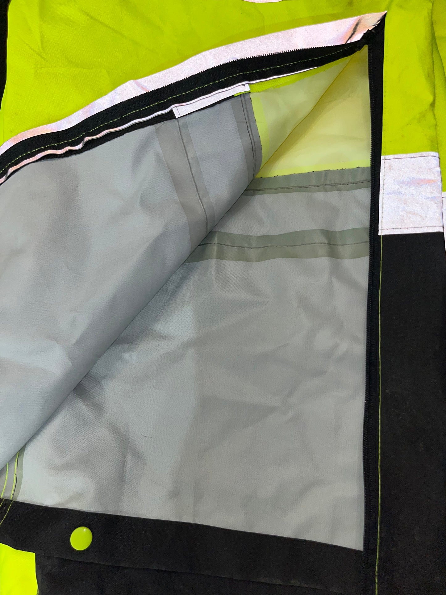2pcs - High Visability Bib Coveralls Jacket XL