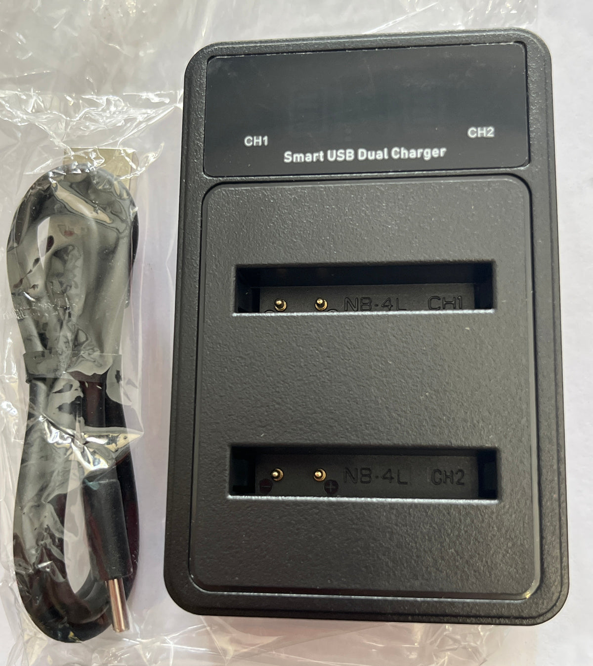 Canon Camera dual USB battery charger kit