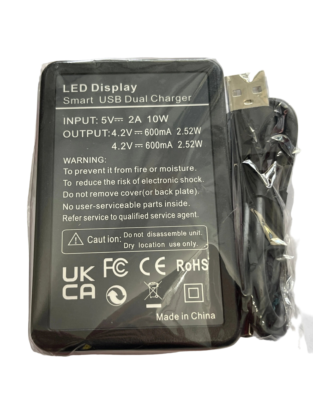 Canon Camera dual USB battery charger kit